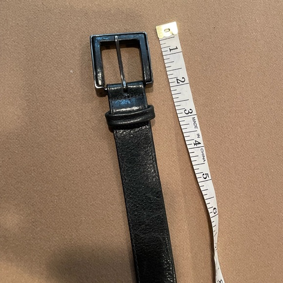 Calvin Klein Dark Grey/Blue Leather belt -Size Medium - Picture 6 of 6